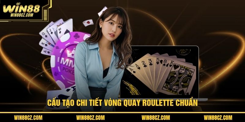 Cấu tạo chi tiết vòng quay Roulette chuẩn